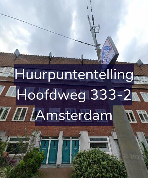 Foto gevel Huurpuntentelling voor Hoofdweg 333-2, Amsterdam