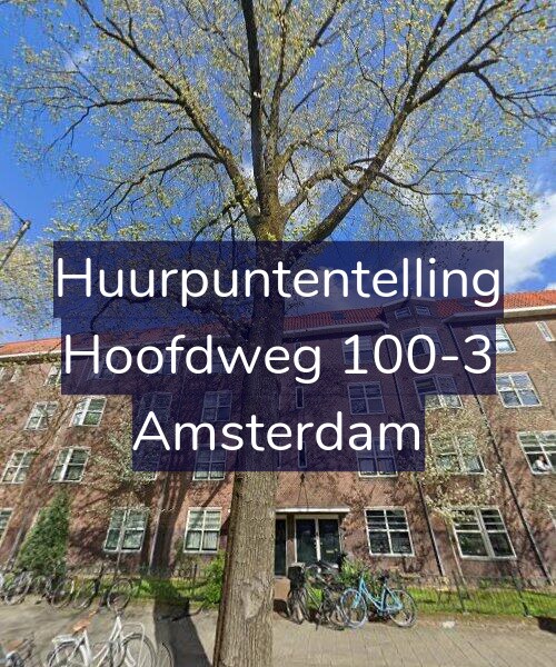 Foto gevel Huurpuntentelling voor Hoofdweg 100-3, Amsterdam