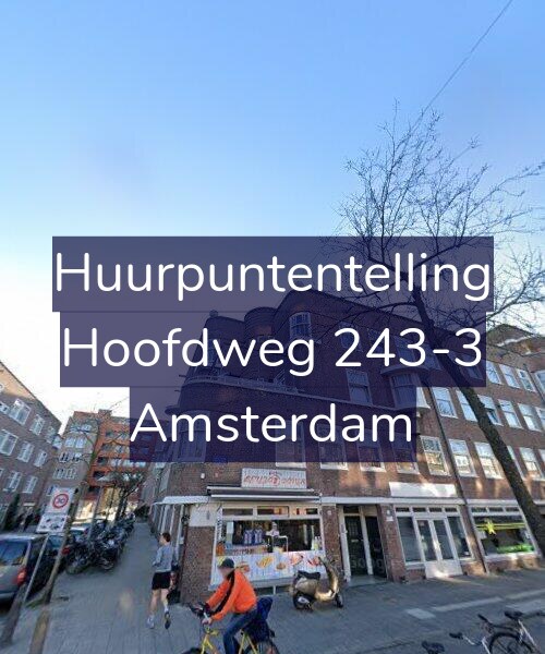 Foto gevel Huurpuntentelling voor Hoofdweg 243-3, Amsterdam