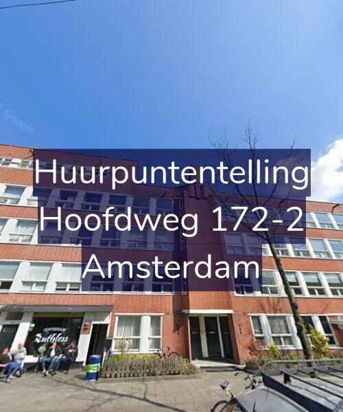 Foto gevel Huurpuntentelling voor Hoofdweg 172-2, Amsterdam