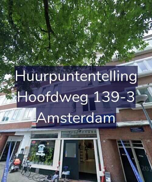 Foto gevel Huurpuntentelling voor Hoofdweg 139-3, Amsterdam