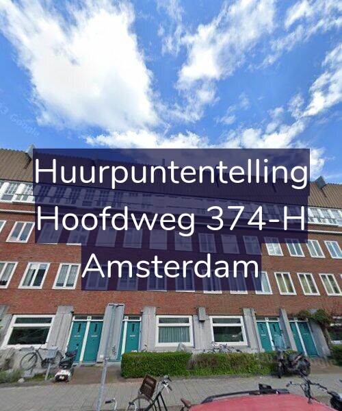 Foto gevel Huurpuntentelling voor Hoofdweg 374-H, Amsterdam