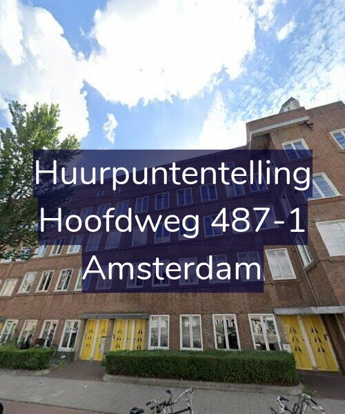 Foto gevel Huurpuntentelling voor Hoofdweg 487-1, Amsterdam