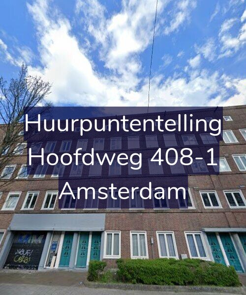 Foto gevel Huurpuntentelling voor Hoofdweg 408-1, Amsterdam