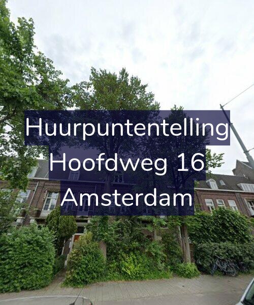Foto gevel Huurpuntentelling voor Hoofdweg 16, Amsterdam