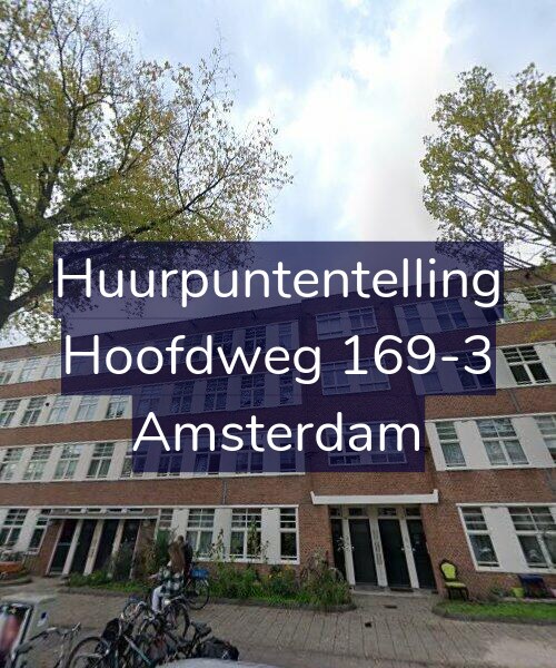 Foto gevel Huurpuntentelling voor Hoofdweg 169-3, Amsterdam