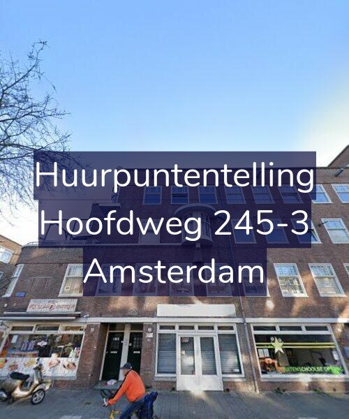 Foto gevel Huurpuntentelling voor Hoofdweg 245-3, Amsterdam