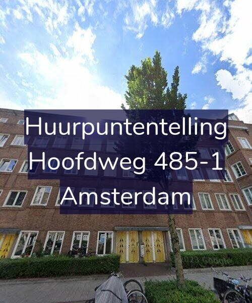 Foto gevel Huurpuntentelling voor Hoofdweg 485-1, Amsterdam
