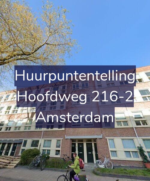 Foto gevel Huurpuntentelling voor Hoofdweg 216-2, Amsterdam