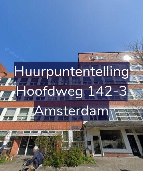 Foto gevel Huurpuntentelling voor Hoofdweg 142-3, Amsterdam