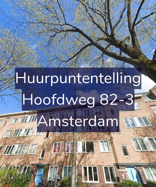 Foto gevel Huurpuntentelling voor Hoofdweg 82-3, Amsterdam