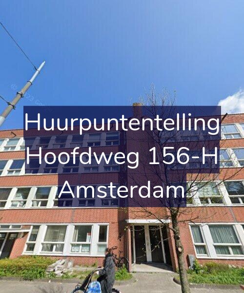 Foto gevel Huurpuntentelling voor Hoofdweg 156-H, Amsterdam