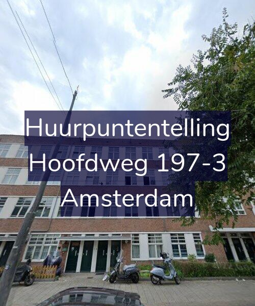Foto gevel Huurpuntentelling voor Hoofdweg 197-3, Amsterdam