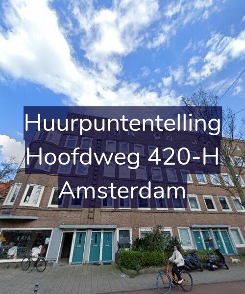 Foto gevel Huurpuntentelling voor Hoofdweg 420-H, Amsterdam