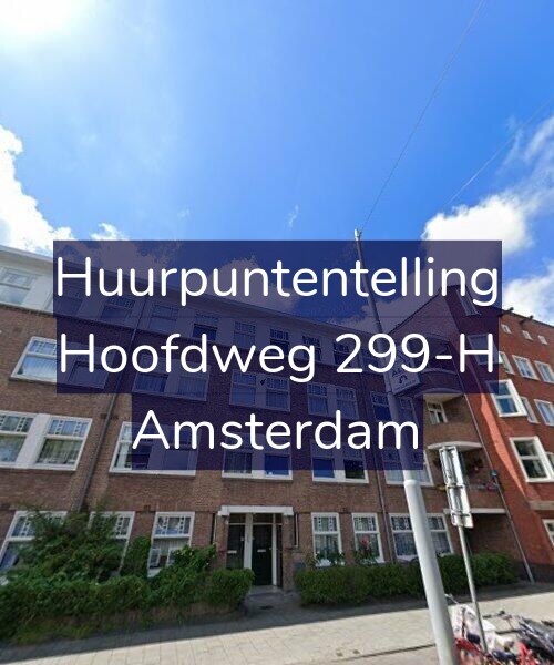 Foto gevel Huurpuntentelling voor Hoofdweg 299-H, Amsterdam