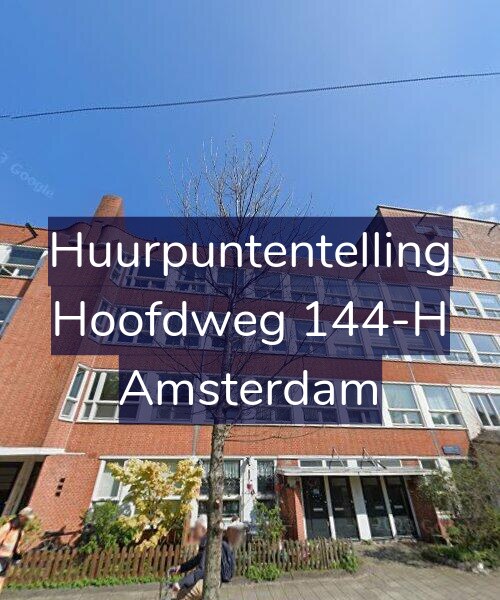 Foto gevel Huurpuntentelling voor Hoofdweg 144-H, Amsterdam