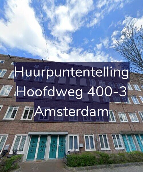 Foto gevel Huurpuntentelling voor Hoofdweg 400-3, Amsterdam