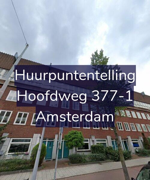 Foto gevel Huurpuntentelling voor Hoofdweg 377-1, Amsterdam
