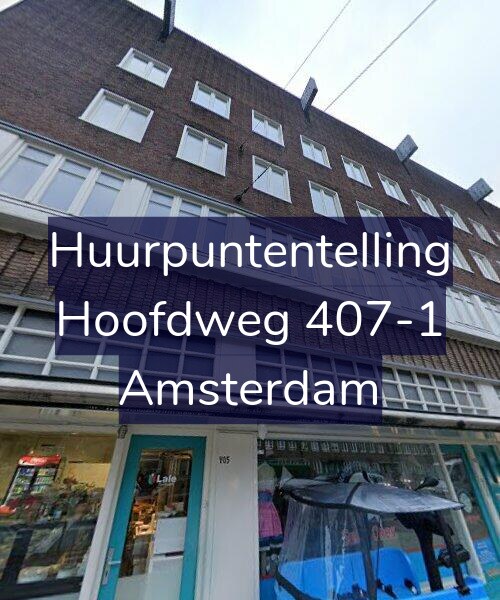 Foto gevel Huurpuntentelling voor Hoofdweg 407-1, Amsterdam