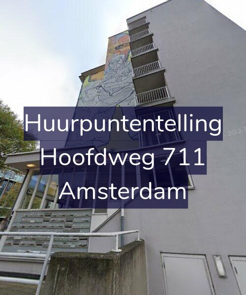 Foto gevel Huurpuntentelling voor Hoofdweg 711, Amsterdam