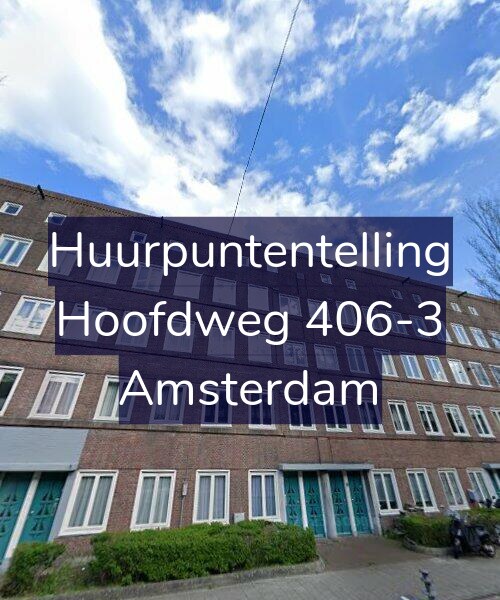 Foto gevel Huurpuntentelling voor Hoofdweg 406-3, Amsterdam