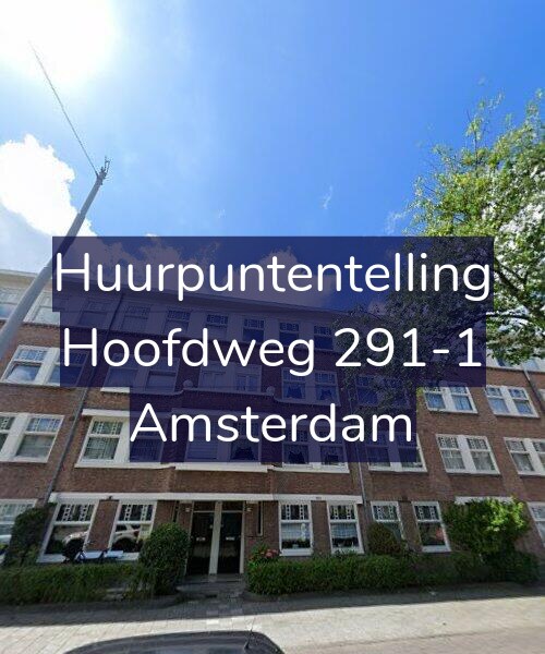 Foto gevel Huurpuntentelling voor Hoofdweg 291-1, Amsterdam
