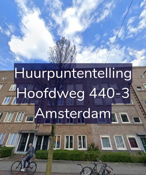 Foto gevel Huurpuntentelling voor Hoofdweg 440-3, Amsterdam