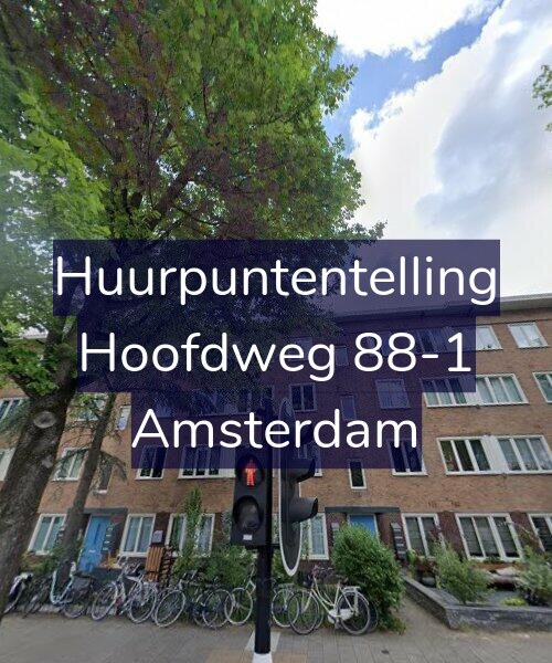 Foto gevel Huurpuntentelling voor Hoofdweg 88-1, Amsterdam