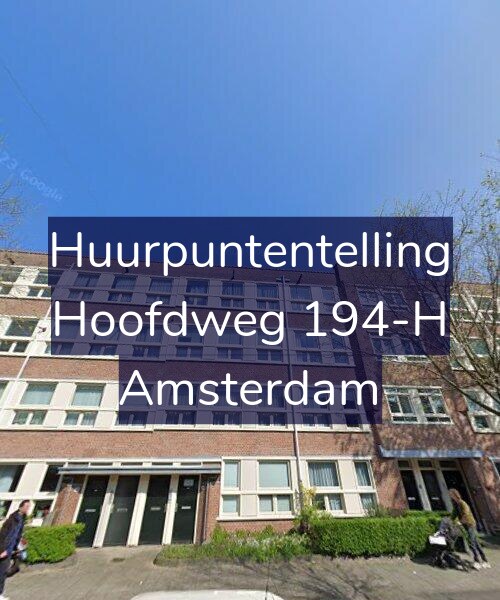 Foto gevel Huurpuntentelling voor Hoofdweg 194-H, Amsterdam