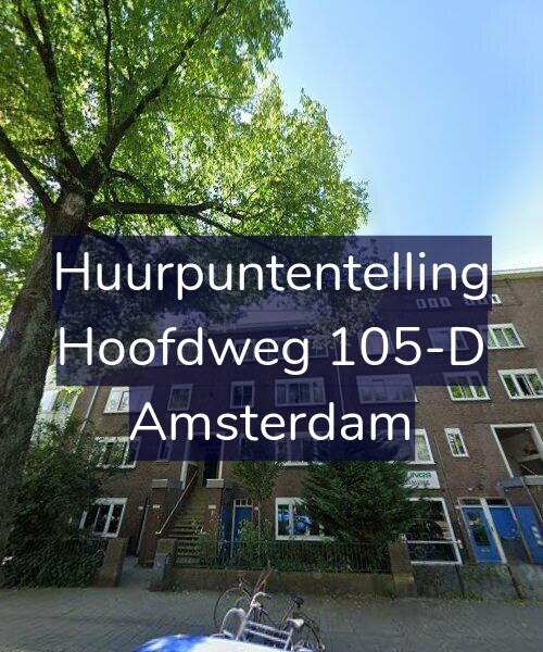 Foto gevel Huurpuntentelling voor Hoofdweg 105-D, Amsterdam