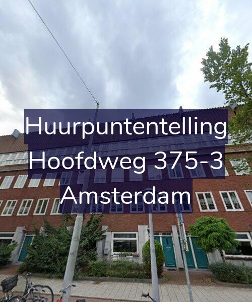 Foto gevel Huurpuntentelling voor Hoofdweg 375-3, Amsterdam