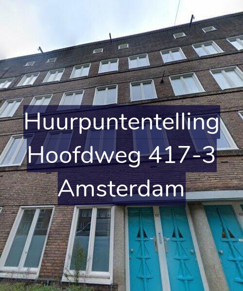 Foto gevel Huurpuntentelling voor Hoofdweg 417-3, Amsterdam