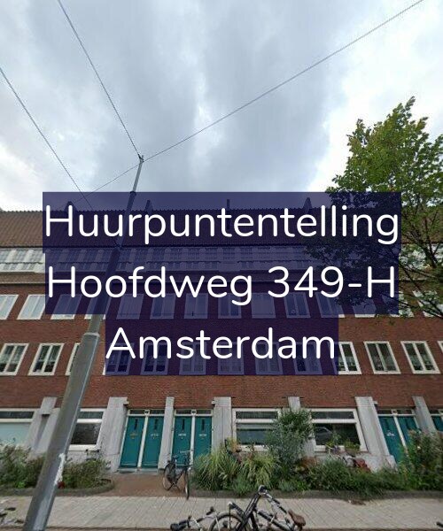Foto gevel Huurpuntentelling voor Hoofdweg 349-H, Amsterdam