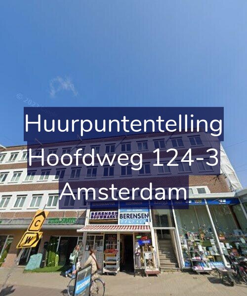 Foto gevel Huurpuntentelling voor Hoofdweg 124-3, Amsterdam