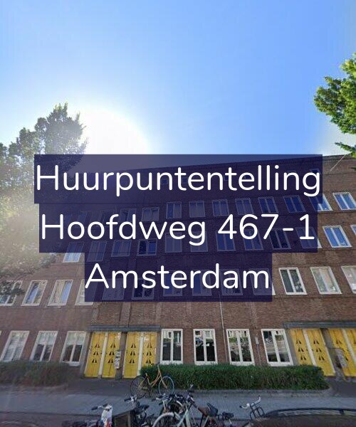 Foto gevel Huurpuntentelling voor Hoofdweg 467-1, Amsterdam