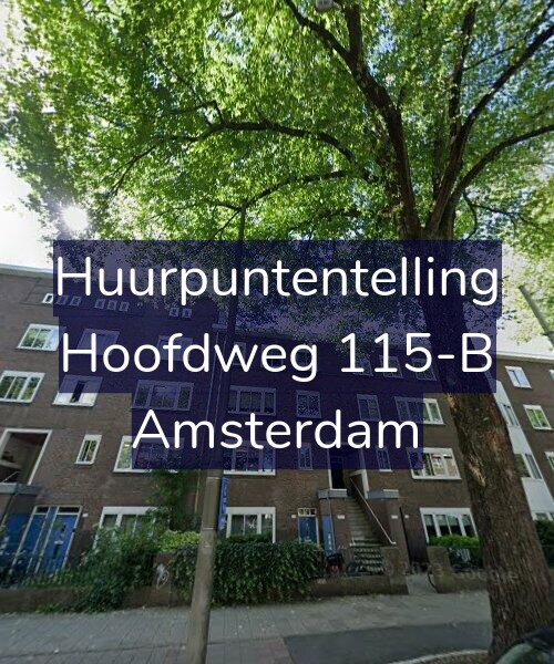 Foto gevel Huurpuntentelling voor Hoofdweg 115-B, Amsterdam