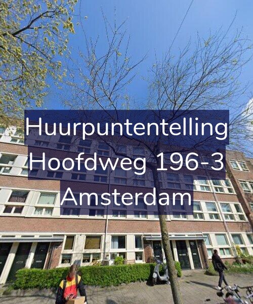 Foto gevel Huurpuntentelling voor Hoofdweg 196-3, Amsterdam