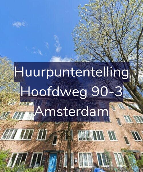 Foto gevel Huurpuntentelling voor Hoofdweg 90-3, Amsterdam