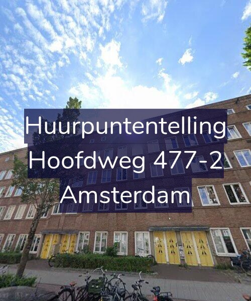 Foto gevel Huurpuntentelling voor Hoofdweg 477-2, Amsterdam