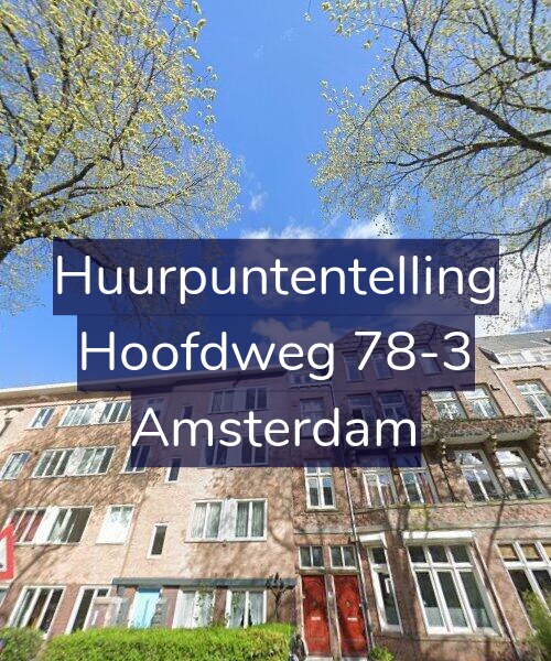 Foto gevel Huurpuntentelling voor Hoofdweg 78-3, Amsterdam