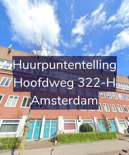 Foto gevel Huurpuntentelling voor Hoofdweg 322-H, Amsterdam