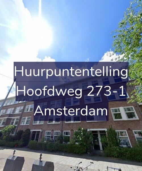 Foto gevel Huurpuntentelling voor Hoofdweg 273-1, Amsterdam