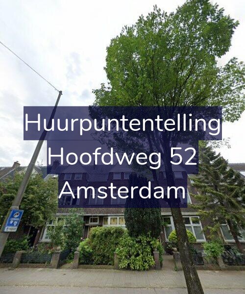 Foto gevel Huurpuntentelling voor Hoofdweg 52, Amsterdam