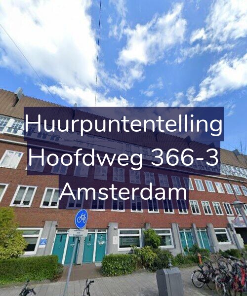 Foto gevel Huurpuntentelling voor Hoofdweg 366-3, Amsterdam