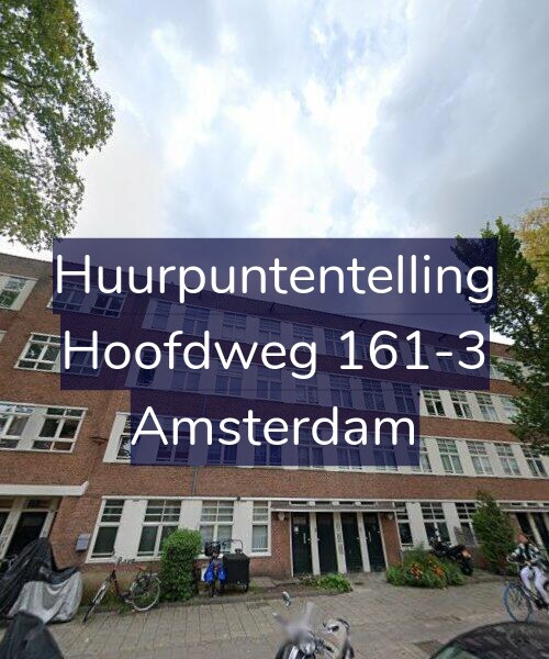 Foto gevel Huurpuntentelling voor Hoofdweg 161-3, Amsterdam