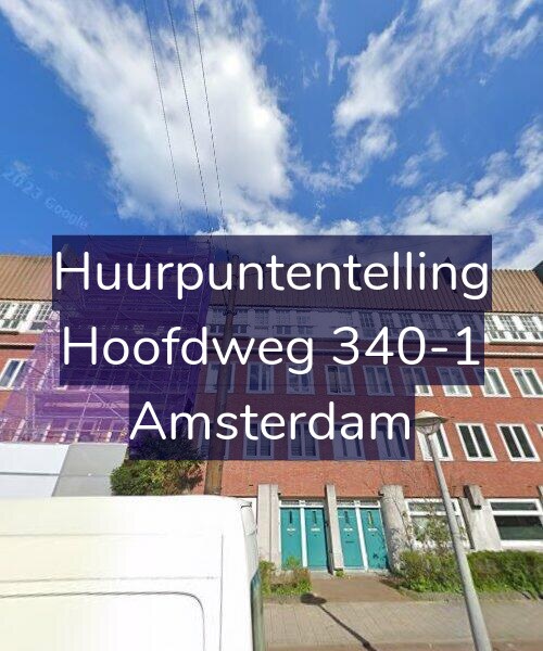 Foto gevel Huurpuntentelling voor Hoofdweg 340-1, Amsterdam