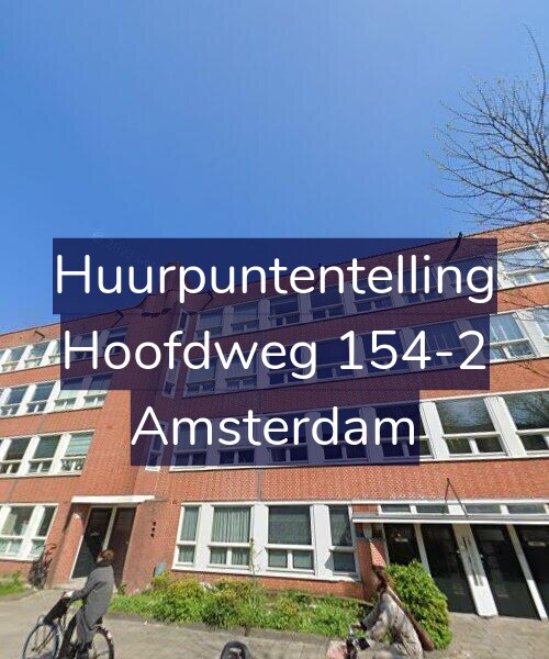 Foto gevel Huurpuntentelling voor Hoofdweg 154-2, Amsterdam