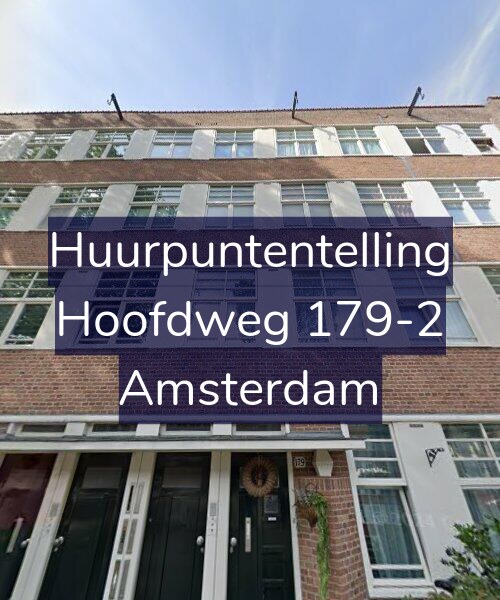 Foto gevel Huurpuntentelling voor Hoofdweg 179-2, Amsterdam