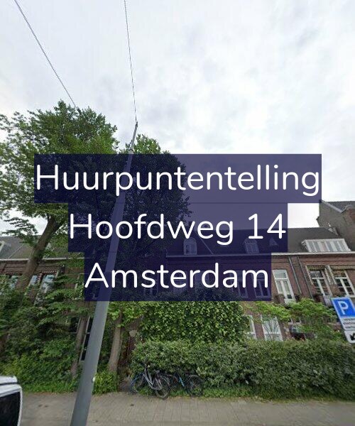 Foto gevel Huurpuntentelling voor Hoofdweg 14, Amsterdam