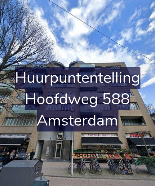 Foto gevel Huurpuntentelling voor Hoofdweg 588, Amsterdam
